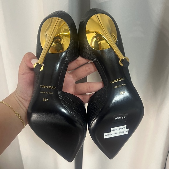 TOM FORD ALLIGATOR SKIN PUMPS - Picture 3 of 7